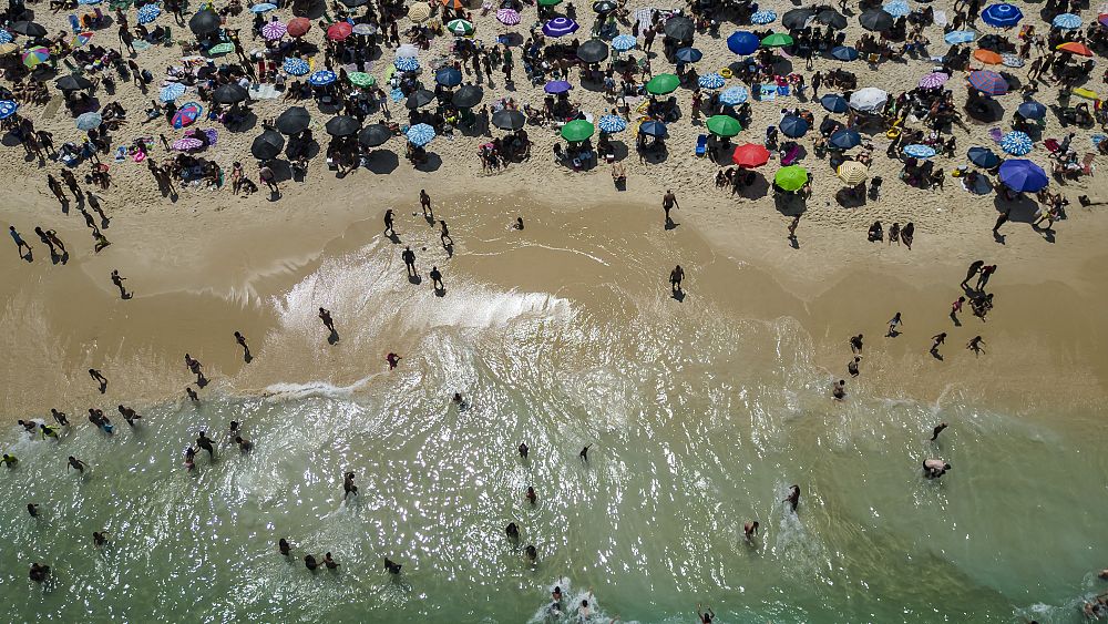 Brazil beach clean up makes water swimmable for first time in 10 years
