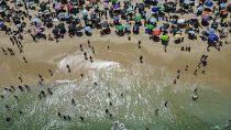 People swimming in Rio