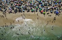 People swimming in Rio