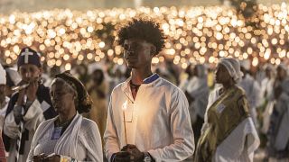 Ethiopian Orthodox Christians celebrate Meskel Festival with prayers for peace