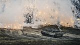 FILE -  A Leopard 2 tank is seen in action in Augustdorf, Germany, Feb. 1, 2023.