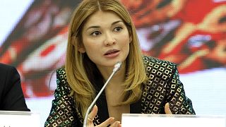 The indicted Gulnara Karimova, pictured in Tashkent in 2013