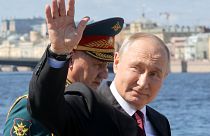 Putyin elnök és Sojgu védelmi miniszter