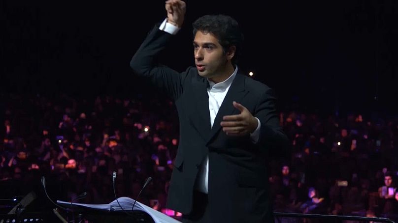 Le chef d'orchestre Sergey Smbatyan, fondateur et directeur artistique de l'Orchestre symphonique de l'État d'Arménie
