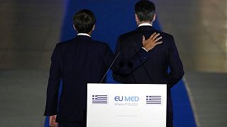 Μητσοτάκης - Μακρόν στη σύνοδο των μεσογειακών χωρών της ΕΕ στην Αθήνα