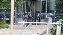 مكان الحادث في مركز إيراسموس الطبي، روتردام، هولندا، الخميس 28 سبتمبر 2023. 