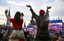 Concert pour célébrer le 1er anniversaire de l'annexion de quatre régions de l'Ukraine - Moscou