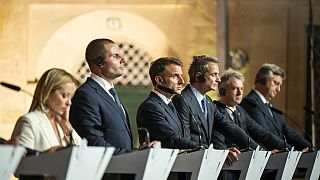 Líderes na cimeira de Malta