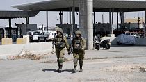 جنود إسرائيليون عند حاجز قلنديا في القدس، 21 سبتمبر 2023