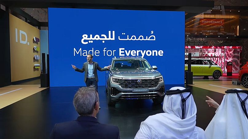 Маттиас Циглер, управляющий директор Volkswagen на Ближнем Востоке, представляет 3 новые модели VW
