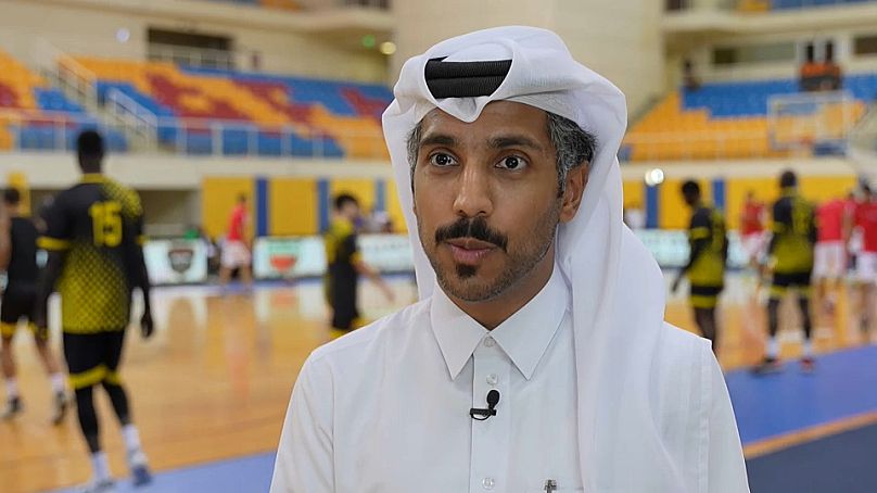 Der Leiter der Medienabteilung des Turniers Yousef Al-Shriem