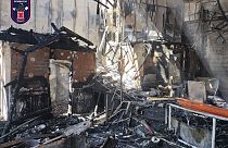Κατεστραμμένο νυχτερινό κέντρο στην Μούρθια μετά από μεγάλη πυρκαγιά