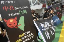  هنگ‌کنگی‌ها در تایوان علیه سیاست‌های پکن تجمع اعتراضی برپا کردند