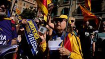 مؤيدون للاستقلال يتظاهرون في برشلونة في ذكرى الاستفتاء