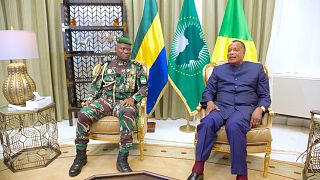 New Gabon president Gen. Nguema visits Gabon, lobbies for lifting of sanctions