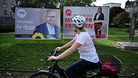 Vor der Wahl in Hessen - in den Umfragen liegen die Grünen vor der SPD