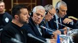 Der ukrainische Präsident Selenskji und EU-Außenbeauftragter Josep Borrell