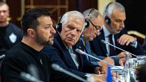 El Alto Representante, Josep Borrell, presidió en Kiev una reunión especial de Ministros de Asuntos Exteriores de la UE, a la que también asistió el Presidente Volodymyr Zelenskyy.