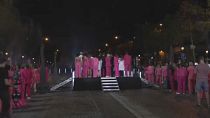 "Розовый октябрь" во Франции: мероприятие у Эйфелевой башни в Париже