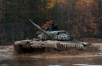 تانک تی-۷۲ ارتش روسیه در اوکراین