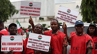 Nigeria's labour unions suspend indefinite strike