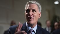 Kevin McCarthy nach der Abwahl, sprachlos und wütend.