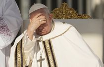 PapaFrancisco celebra missa na abertura do Sínodo dos Bispos, na Praça de S. Pedro, Vaticano