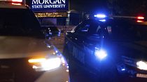 Intervention de la police après une fusillade à Baltimore, mardi 3 octobre 2023.