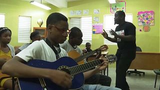 Haiti: Music keeping children out of gangs in Port au prince