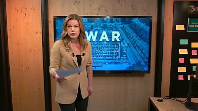 Sasha Vakulina reporting on the situation in Ukraine 