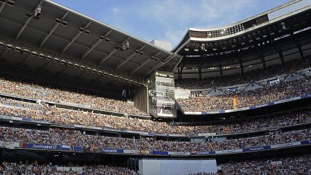 Das Bernabeu-Stadion in Madrid