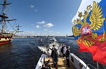 Wladimir Putin bei einem Besuch der Schwarzmeerflotte in Sewastopol