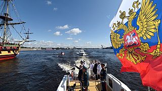 Wladimir Putin bei einem Besuch der Schwarzmeerflotte in Sewastopol
