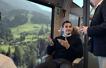 A short film starring tennis star Roger Federer and comedian Trevor Noah earned Switzerland the top prize at the Rail Tourism Awards this week.