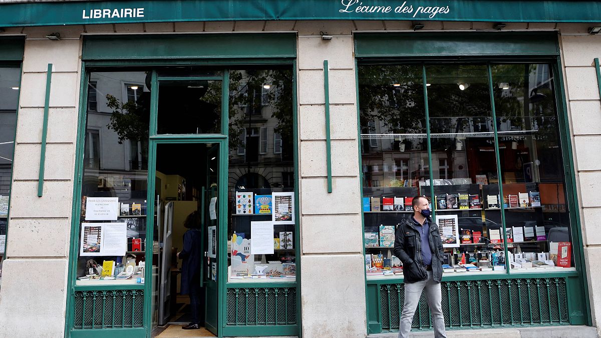 "L'Ecume des Pages" bookstore on boulevard Saint-Germain in Paris.