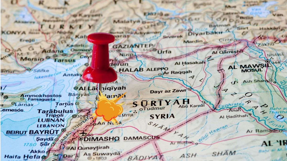 نقشه سوریه 