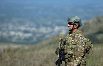 سرباز آذربایجان در قره‌باغ کوهستانی