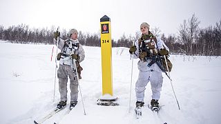 Norveç ve Rusya arasında Kuzey Kutup Dairesi'nde kara sınırı bulunuyor