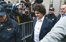 FTX founder Sam Bankman-Fried leaves Manhattan federal court, in New York, on Jan. 3, 2023.
