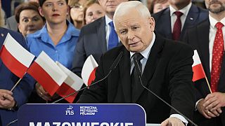 Jarosław Kaczyński, leader du parti polonais au pouvoir "Droit et Justice".