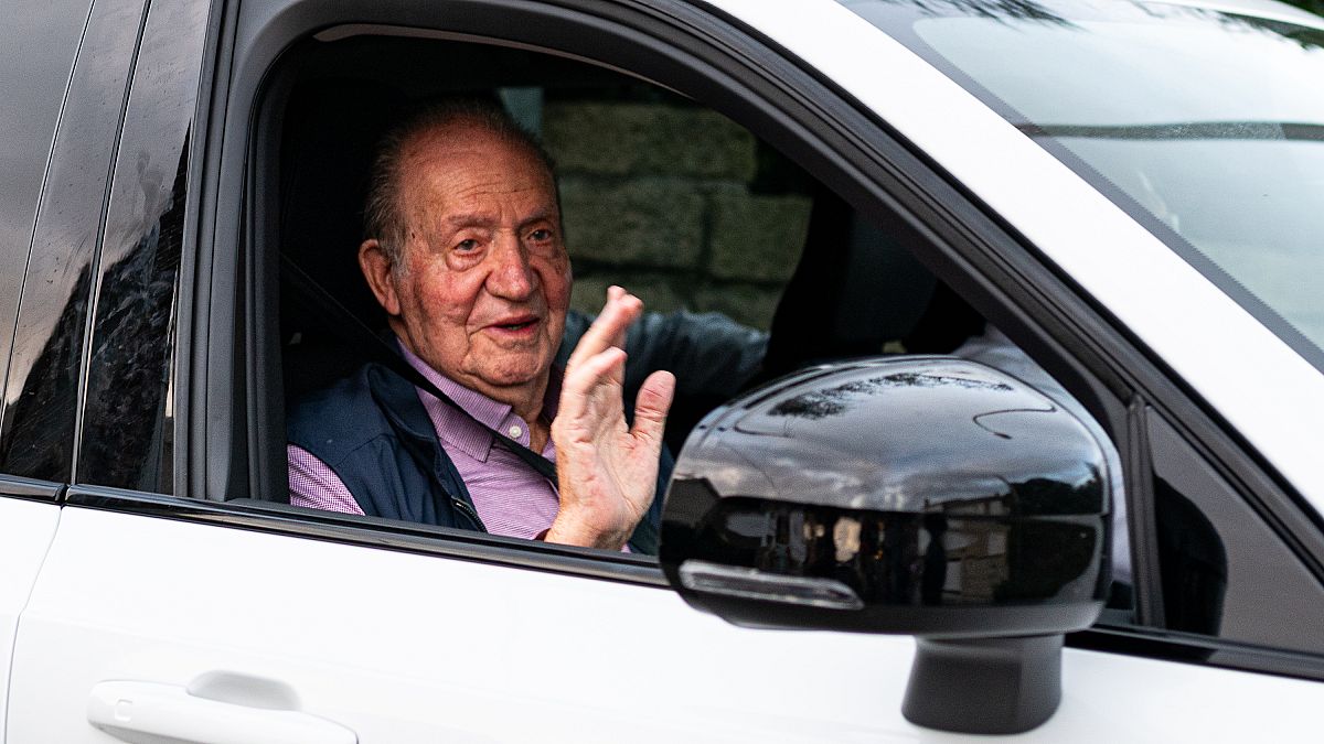 Former Spanish King Juan Carlos pictured earlier this month 