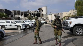 Israelische Einsätzkräfte in Sderot