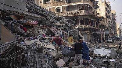 Operações de busca e salvamento em Gaza