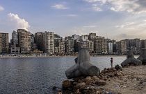 صورة أرشيفية لساحل مدينة الإسكندرية