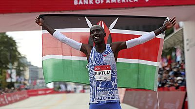 Der neue Marathon-Weltrekordler Kelvin Kiptum