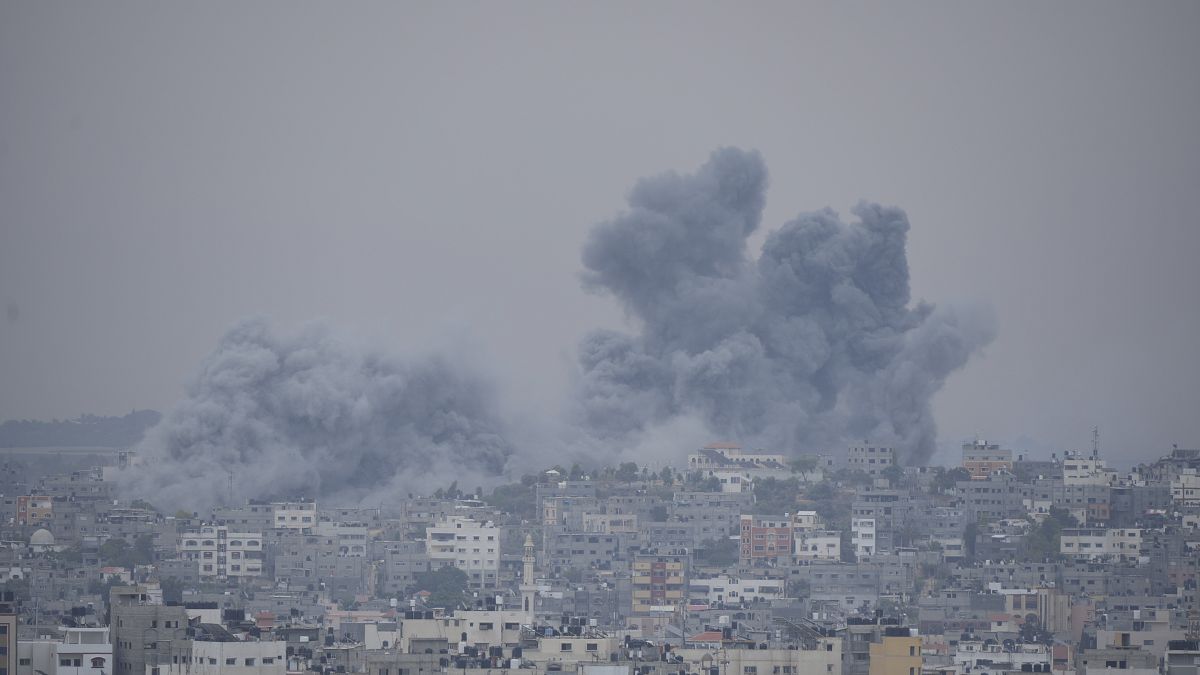 Une frappe israélienne sur Gaza en réponse à l'offensive menée par le Hamas contre l'Etat hébreu
