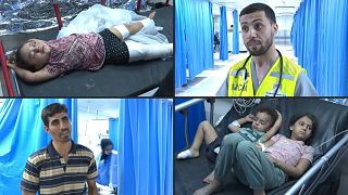 يخشى المسعفون من نقص الإمدادات وانقطاع التيار الكهربائي في مستشفى غزة 
