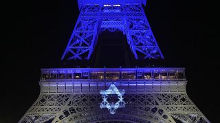 La Tour Eiffel aux couleurs d'Israël
