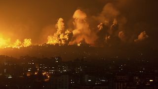 قطاع غزة تحت القصف الإسرائيلي