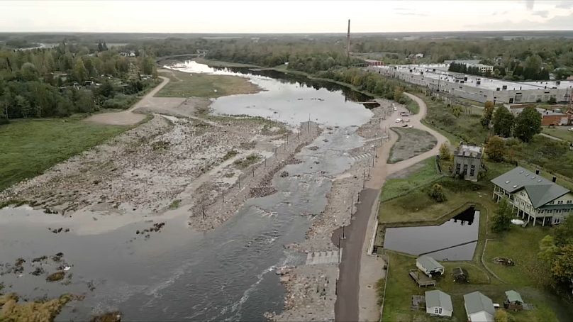 Le fleuve Pärnu coule de nouveau librement à Sindi